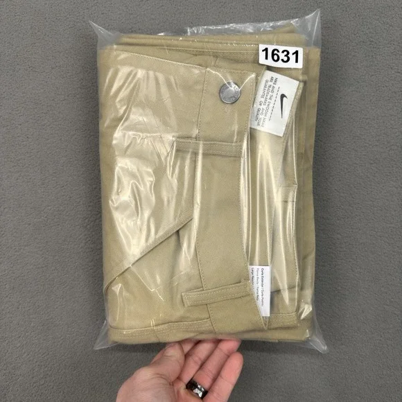 NWT Nike Life Carpenter Parachute Cargo Jeans Pants Men's 34x32 Brown Khaki $140